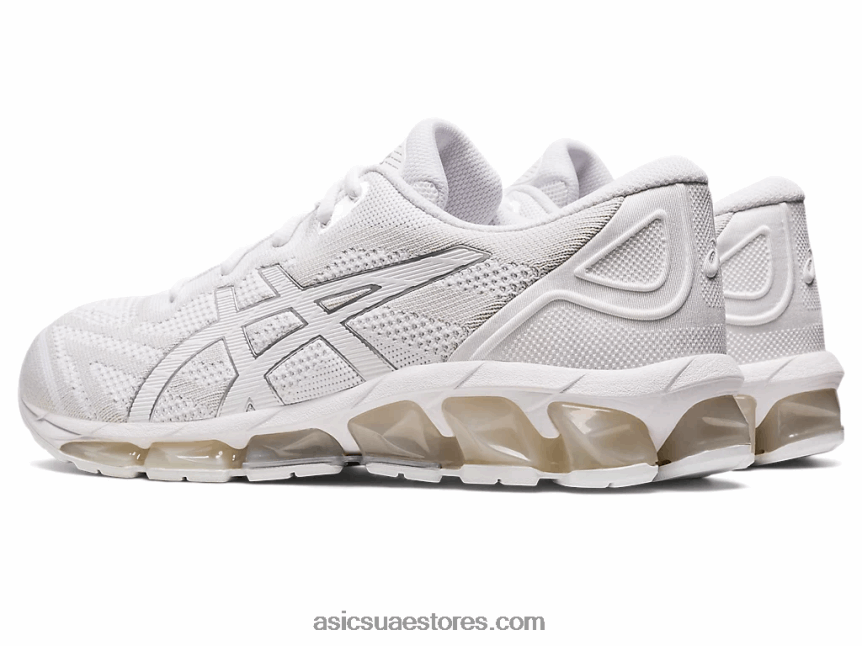 Asics أبيض / فضي نقي جل الكم 360 السابع 2N24DJ58
