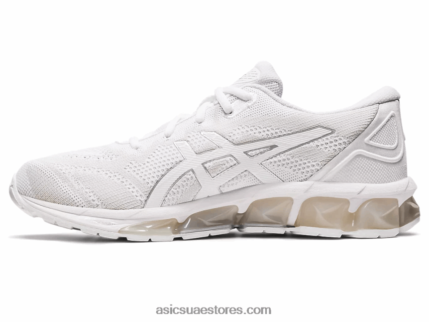 Asics أبيض / فضي نقي جل الكم 360 السابع 2N24DJ58