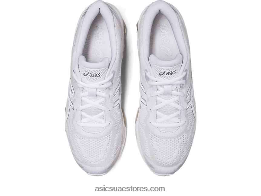 Asics أبيض / فضي نقي جل الكم 360 السابع 2N24DJ58