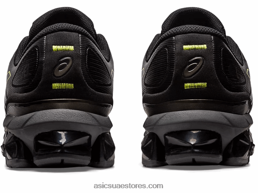 Asics أسود / نيون الجير جل الكم 360 السابع 2N24DJ623