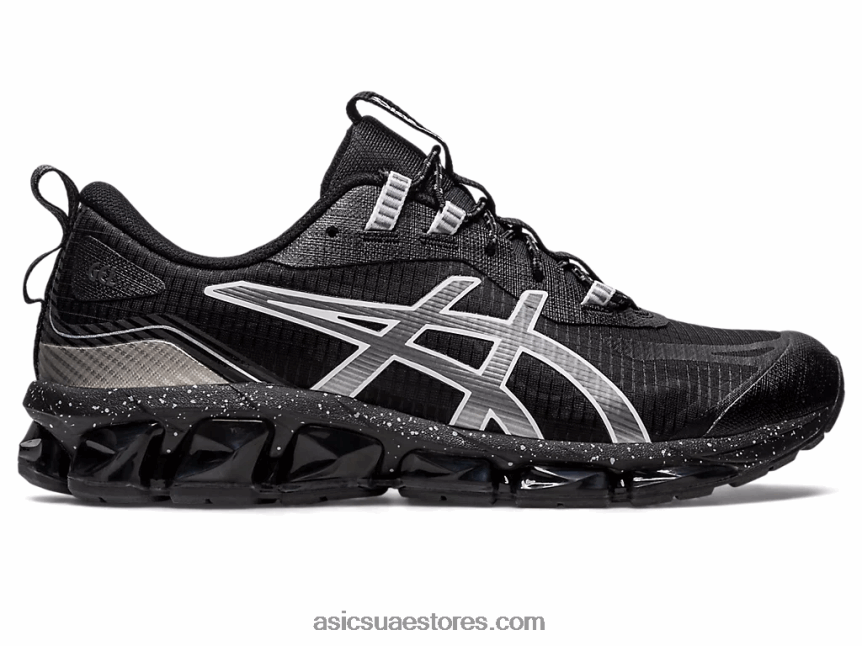 Asics أسود / أبيض جل الكم 360 السابع 2N24DJ627