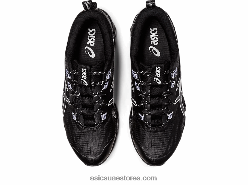 Asics أسود / أبيض جل الكم 360 السابع 2N24DJ627