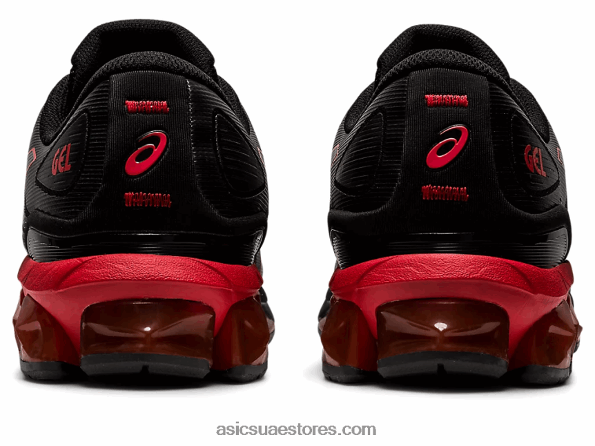 Asics تنبيه أسود / أحمر جل الكم 360 السابع 2N24DJ729