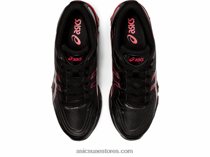Asics تنبيه أسود / أحمر جل الكم 360 السابع 2N24DJ729