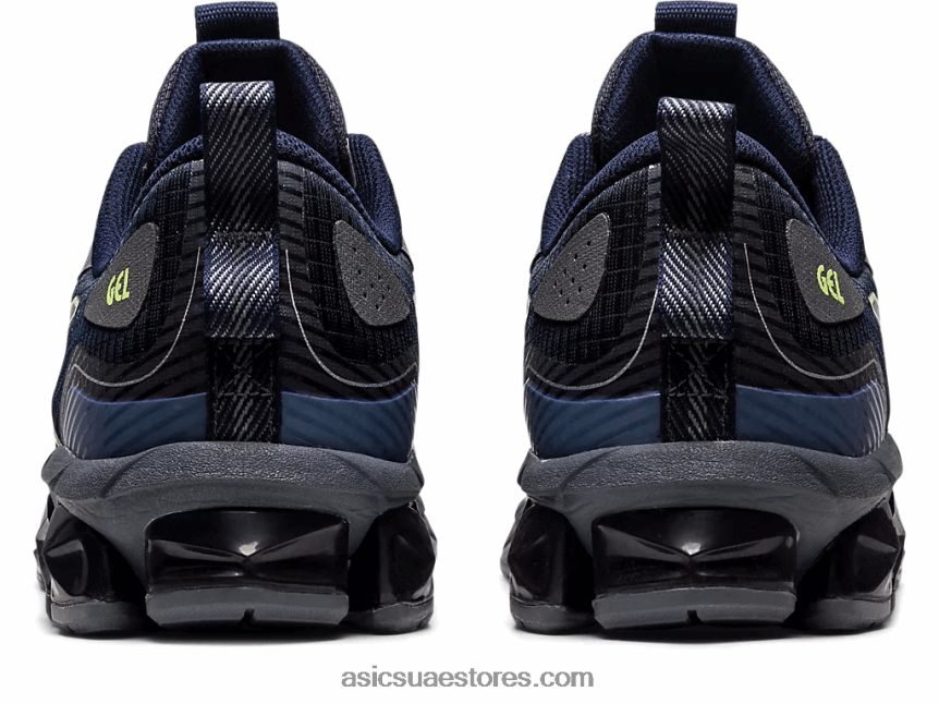 Asics منتصف الليل / أخضر ليموني جل الكم 360 السابع 2N24DJ804