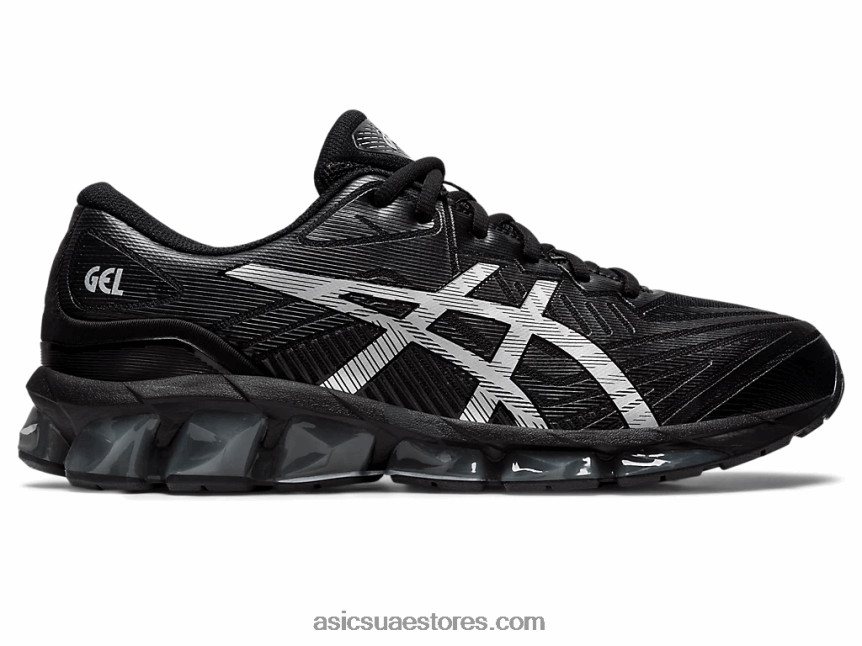 Asics أسود / فضي نقي جل الكم 360 السابع 2N24DJ961
