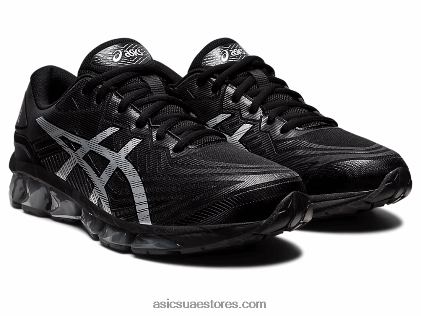 Asics أسود / فضي نقي جل الكم 360 السابع 2N24DJ961