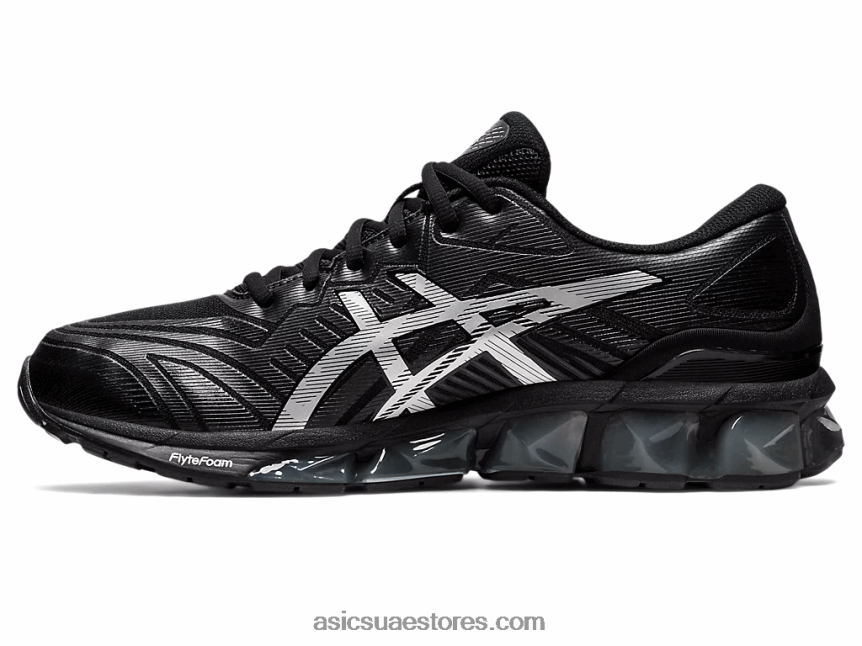 Asics أسود / فضي نقي جل الكم 360 السابع 2N24DJ961