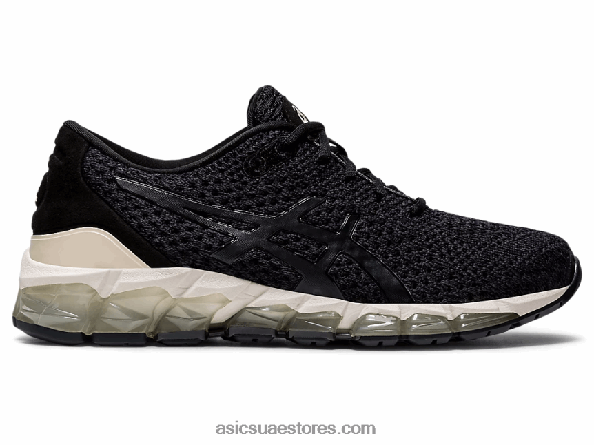 Asics أسود / وردي دافئ هلام الكم 360 5 متماسكة 2N24DJ4148