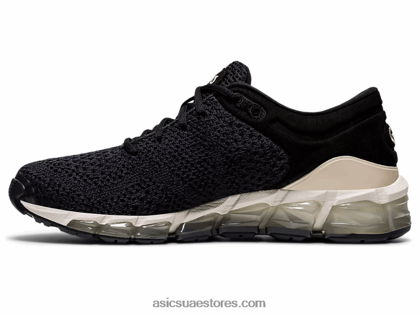 Asics أسود / وردي دافئ هلام الكم 360 5 متماسكة 2N24DJ4148