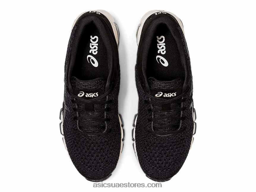 Asics أسود / وردي دافئ هلام الكم 360 5 متماسكة 2N24DJ4148