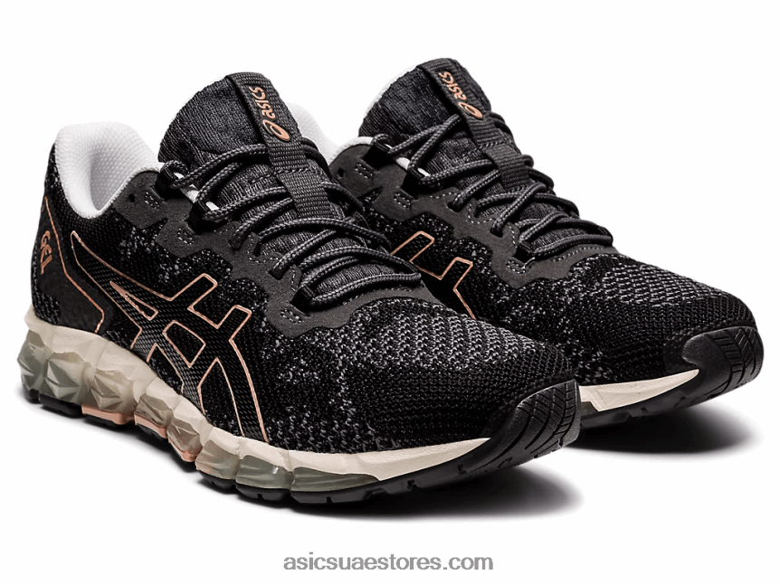 Asics أسود / رمادي الناقل جل-كوانتوم 360 6 متماسكة 2N24DJ2838