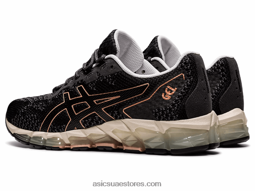 Asics أسود / رمادي الناقل جل-كوانتوم 360 6 متماسكة 2N24DJ2838