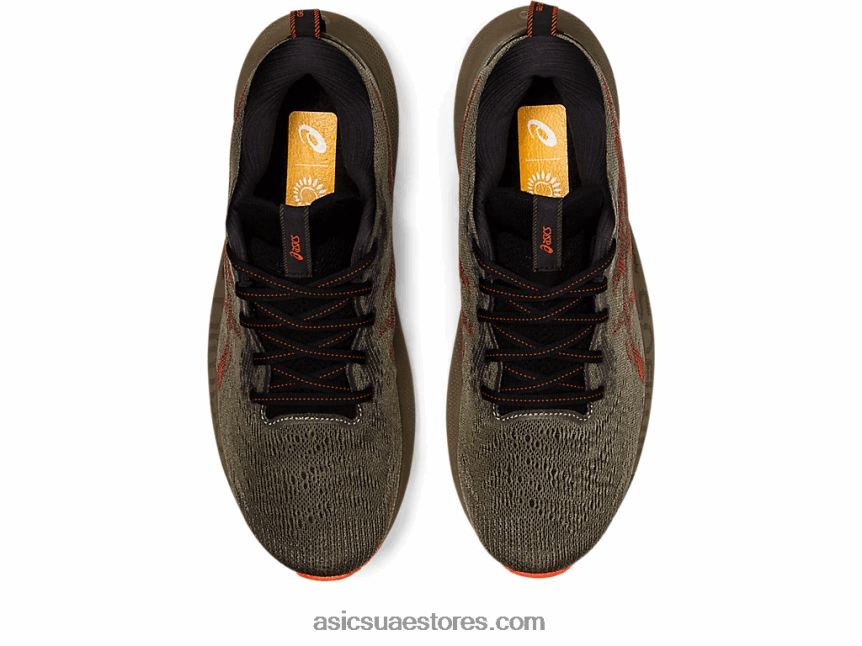 Asics عباءة خضراء / طماطم كرزية هلام نيمبوس لايت 3 2N24DJ1062