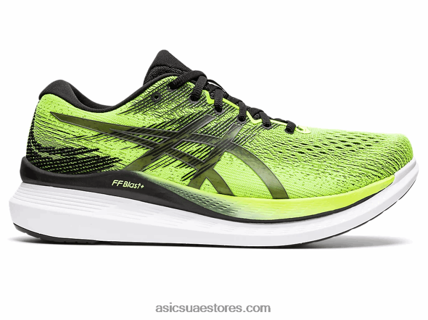 Asics خطر أخضر / أسود طائرة شراعية 3 2N24DJ1137