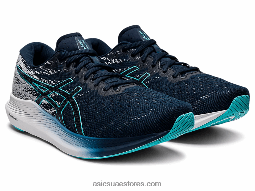 Asics الأزرق الفرنسي / النعناع المثلج إيفورايد 3 2N24DJ1215