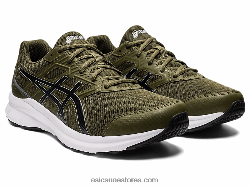 Asics قماش الزيتون / أسود الهزة 3 2N24DJ1381