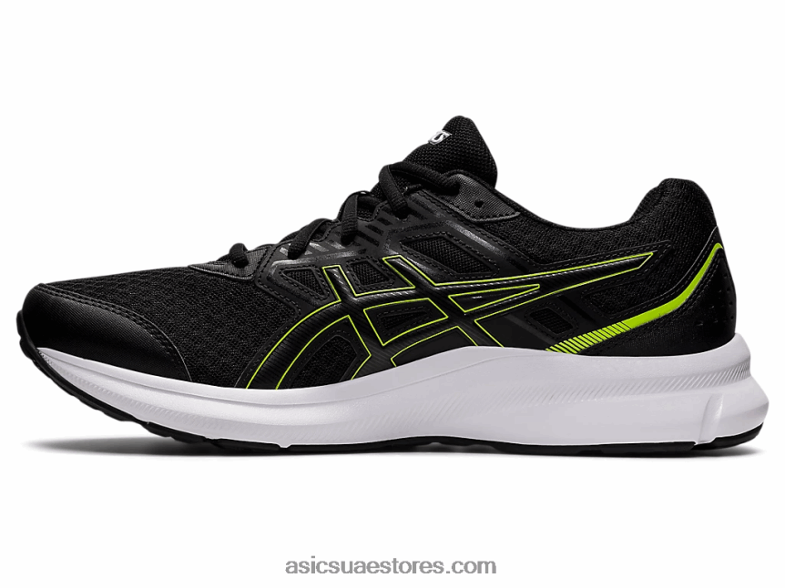 Asics أسود / أخضر خطر هزة 3 واسعة للغاية 2N24DJ1538