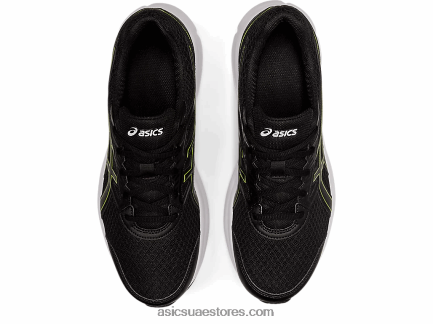 Asics أسود / أخضر خطر هزة 3 واسعة للغاية 2N24DJ1538