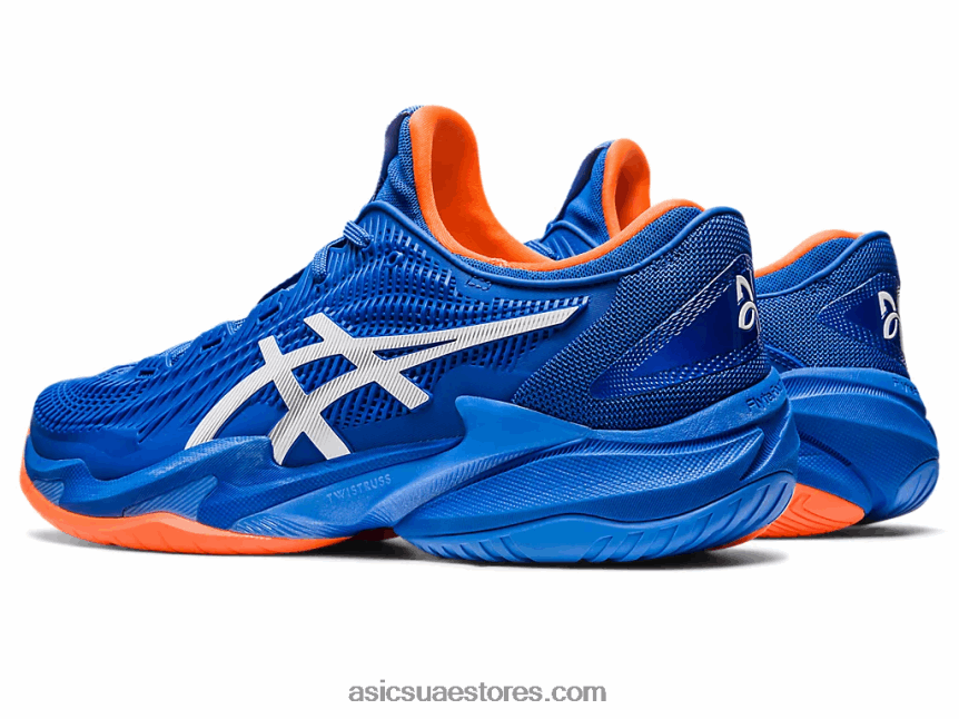 Asics تونة أزرق / أبيض محكمة وما يليها 3 نوفاك 2N24DJ168
