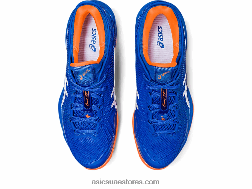 Asics تونة أزرق / أبيض محكمة وما يليها 3 نوفاك 2N24DJ168