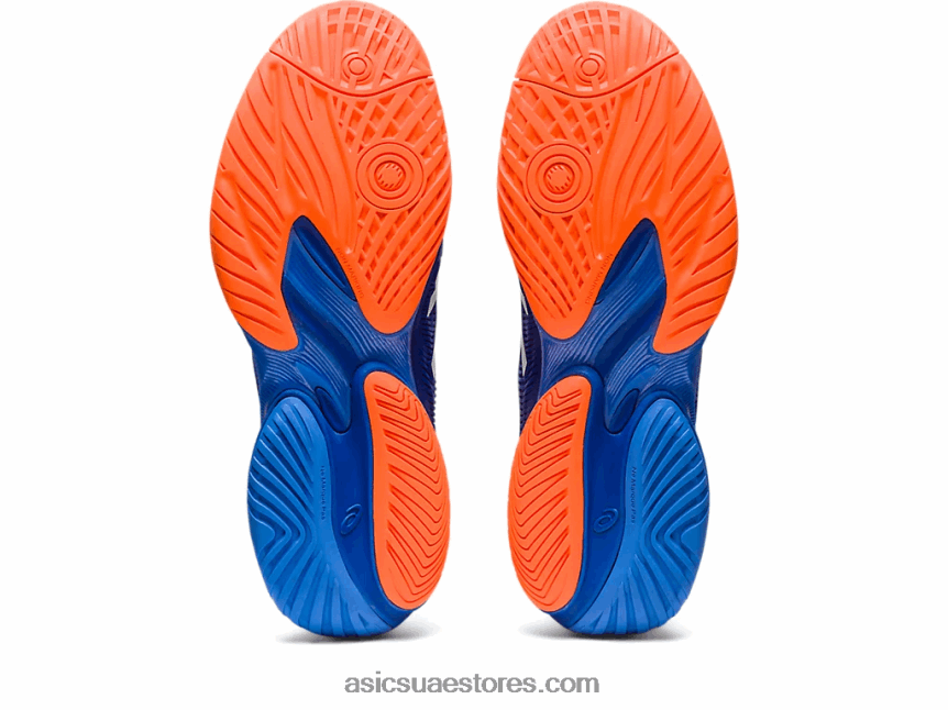 Asics تونة أزرق / أبيض محكمة وما يليها 3 نوفاك 2N24DJ168