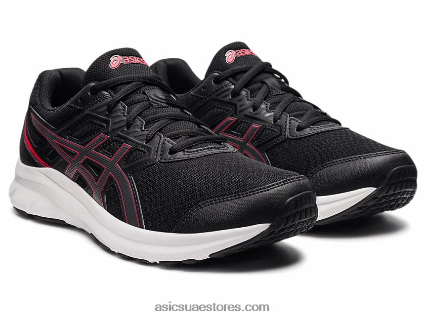 Asics أسود / أحمر كهربائي الهزة 3 2N24DJ1795