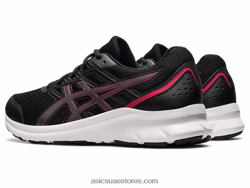 Asics أسود / أحمر كهربائي الهزة 3 2N24DJ1795