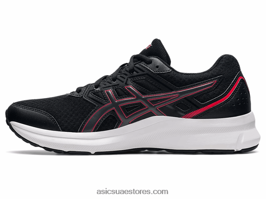 Asics أسود / أحمر كهربائي الهزة 3 2N24DJ1795