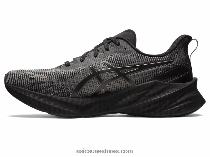 Asics أسود / رمادي جرافيت نوفابلاست 3 جنيه 2N24DJ182