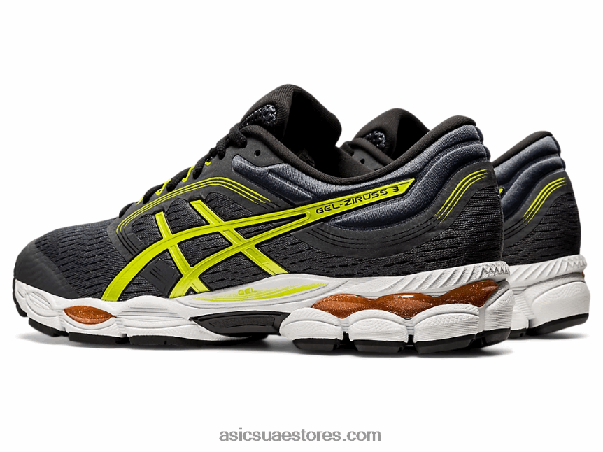 Asics رمادي الناقل / نكهة الجير جل زيروس 3 مكس 2N24DJ2014