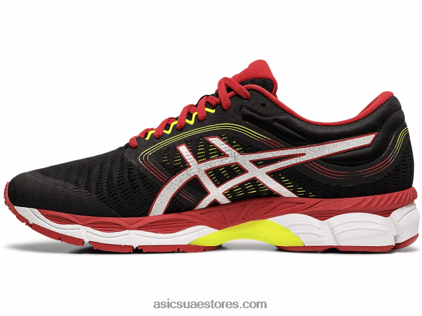 Asics أسود / أحمر سرعة جل زيروس 3 2N24DJ2103