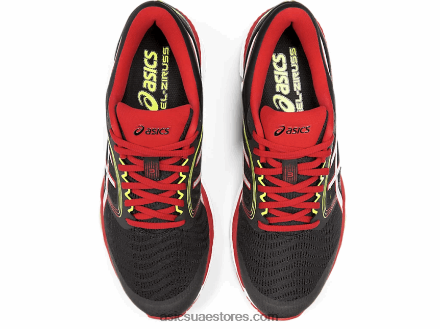 Asics أسود / أحمر سرعة جل زيروس 3 2N24DJ2103