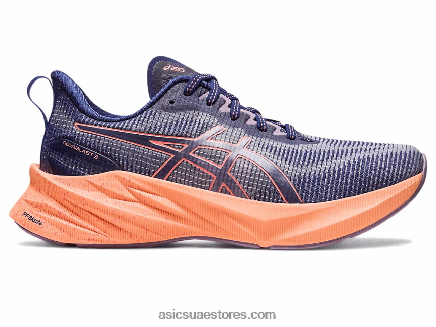 Asics أزرق نيلي / بابايا نوفابلاست 3 جنيه 2N24DJ2291