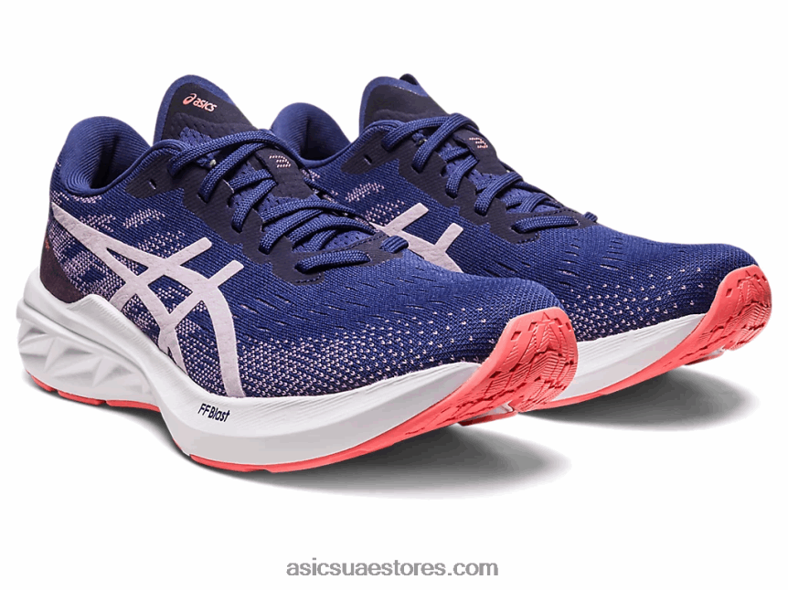 Asics أزرق نيلي / بنفسجي الغسق دينابلست 3 2N24DJ2307