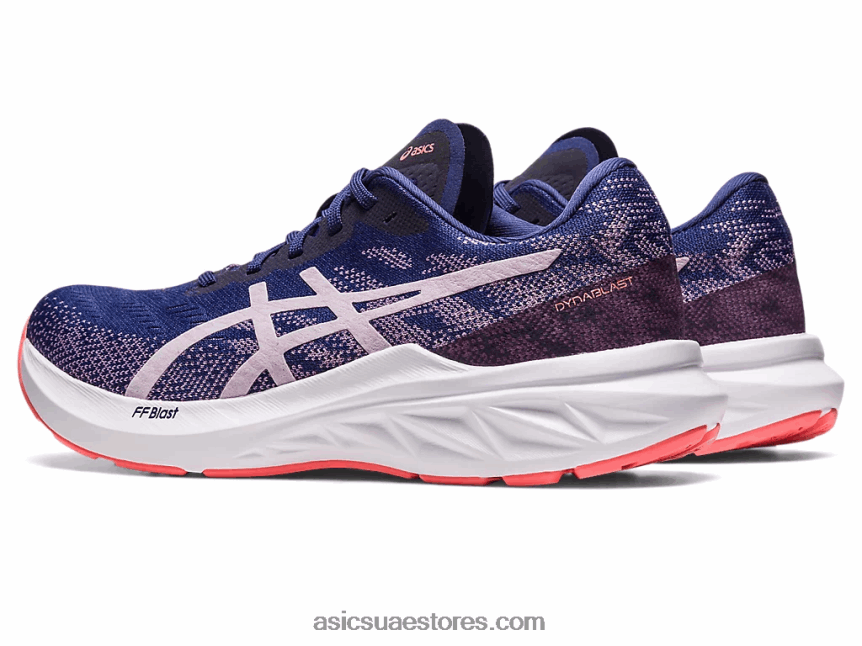 Asics أزرق نيلي / بنفسجي الغسق دينابلست 3 2N24DJ2307