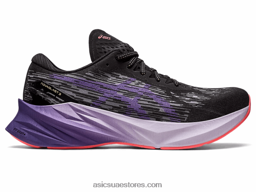 Asics أسود / أرجواني مترب نوفابلاست 3 2N24DJ2460