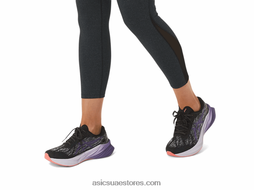 Asics أسود / أرجواني مترب نوفابلاست 3 2N24DJ2460