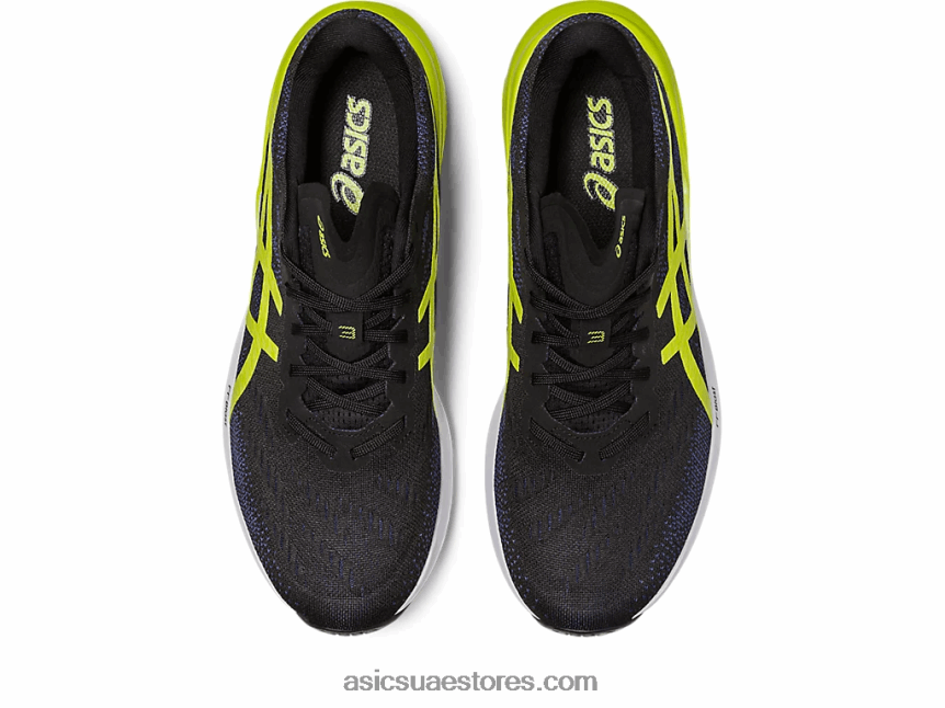 Asics أسود / قشر الليمون دينابلست 3 2N24DJ264