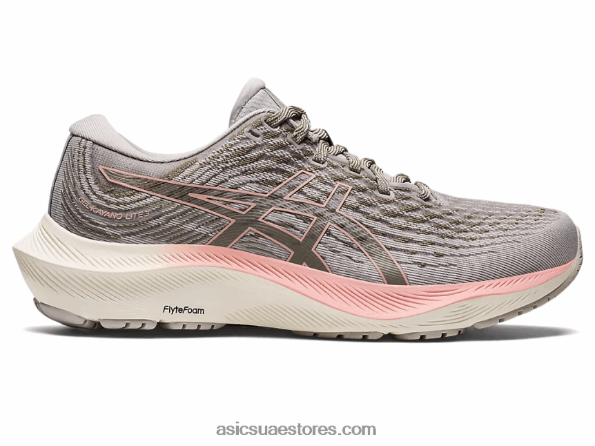 Asics محار رمادي / وردة بلوري جل كايانو لايت 3 2N24DJ2696