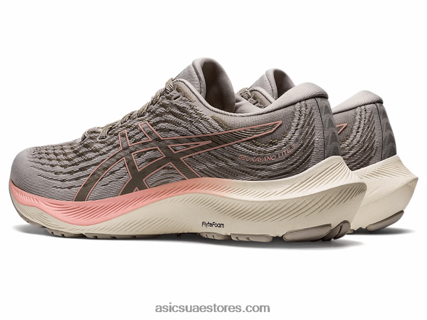 Asics محار رمادي / وردة بلوري جل كايانو لايت 3 2N24DJ2696
