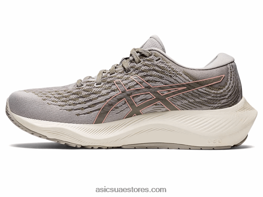 Asics محار رمادي / وردة بلوري جل كايانو لايت 3 2N24DJ2696