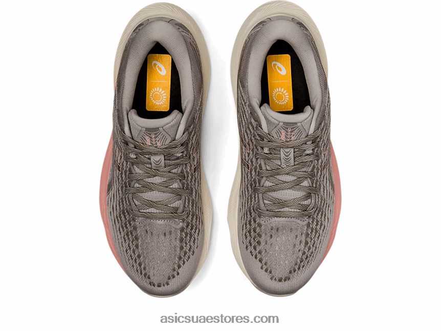 Asics محار رمادي / وردة بلوري جل كايانو لايت 3 2N24DJ2696