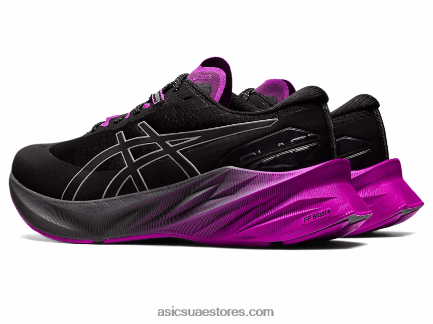 Asics زهرة اوركيد سوداء نوفابليست 3 لايت عرض 2N24DJ2702
