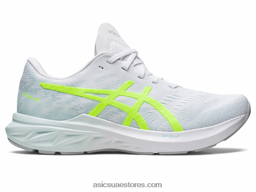 Asics أبيض / أصفر أمان دينابلست 3 2N24DJ2722