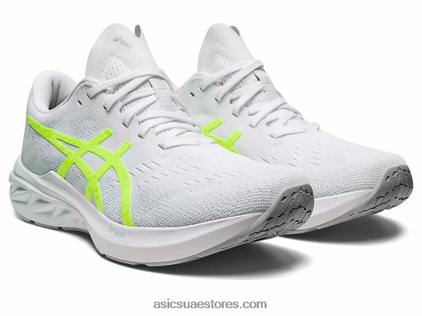 Asics أبيض / أصفر أمان دينابلست 3 2N24DJ2722