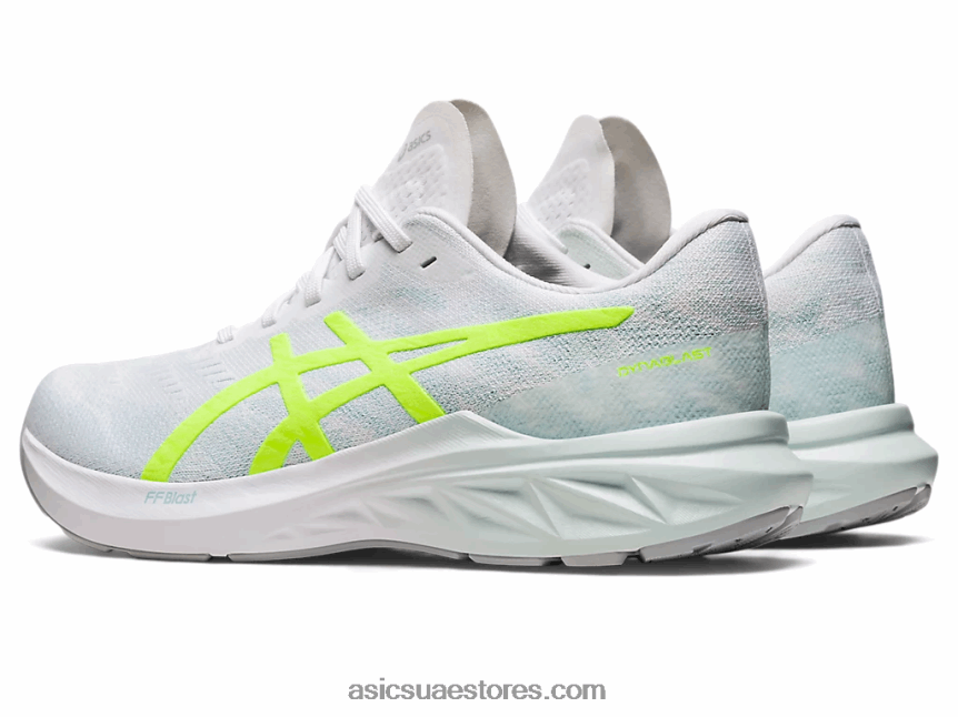 Asics أبيض / أصفر أمان دينابلست 3 2N24DJ2722