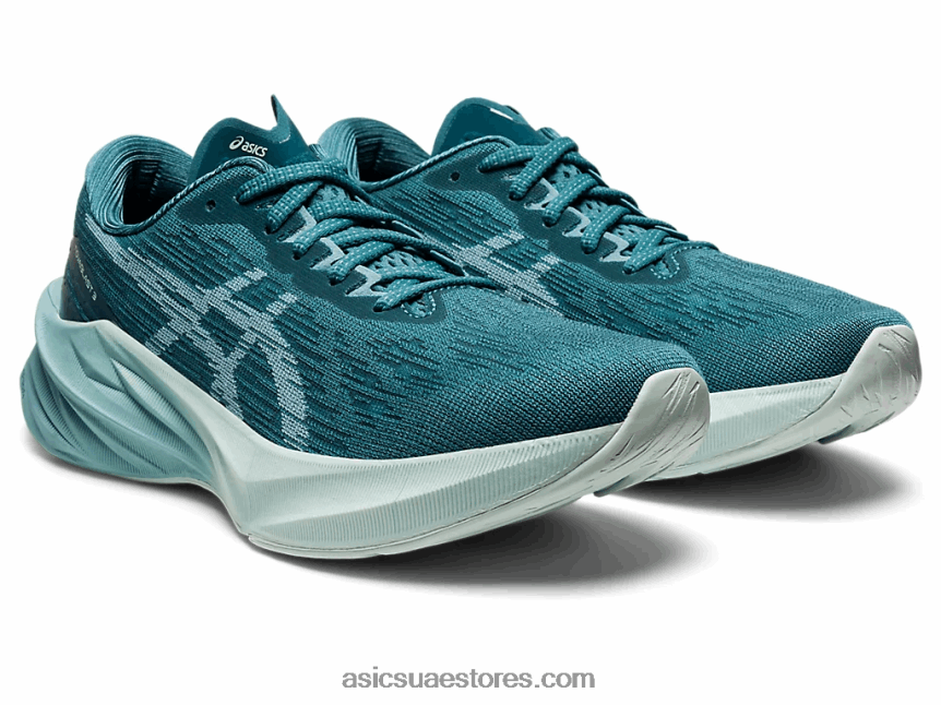 Asics الصنوبر الضبابي / الدخان الأزرق نوفابلاست 3 2N24DJ2884
