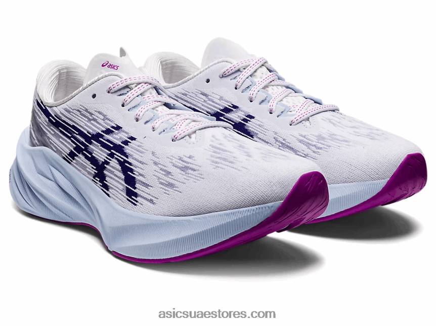 Asics أبيض / أزرق غامق نوفابلاست 3 2N24DJ2887