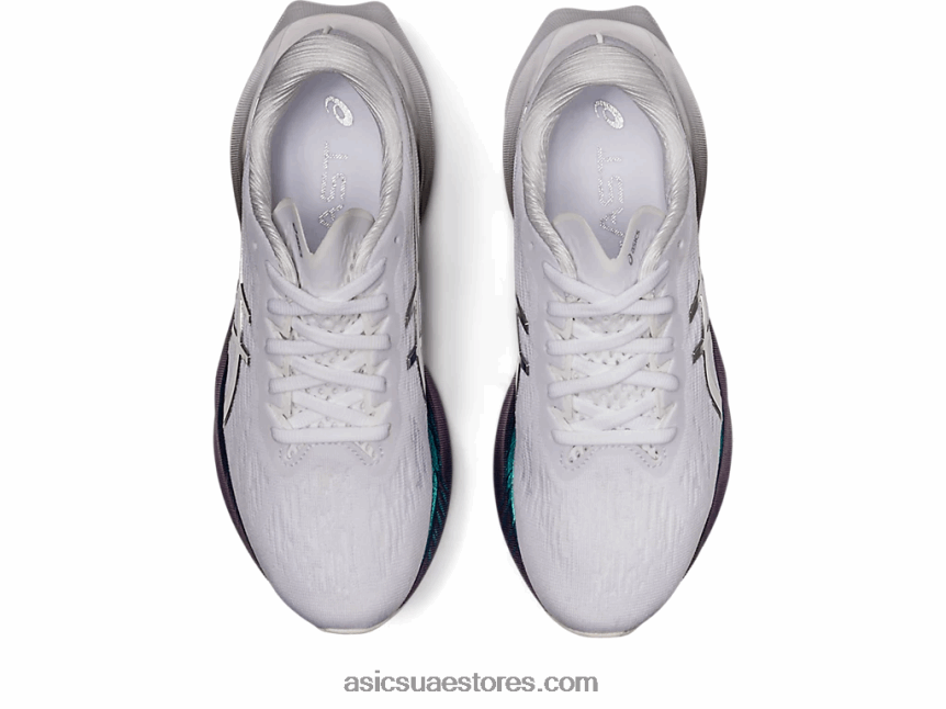 Asics أبيض / فضي نقي نوفابلاست 3 بلاتين 2N24DJ2897
